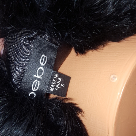 🎉HP 4/25 Bebe detailed genuine rabbit fur coat S - Picture 6 of 7